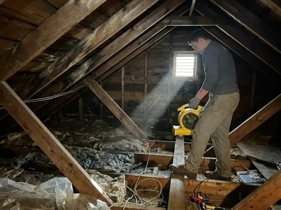 attic-water-damage-drying-proc-007 — frequently asked questions, Emergency Water Extraction & 24/7 Flood Response in Everett…